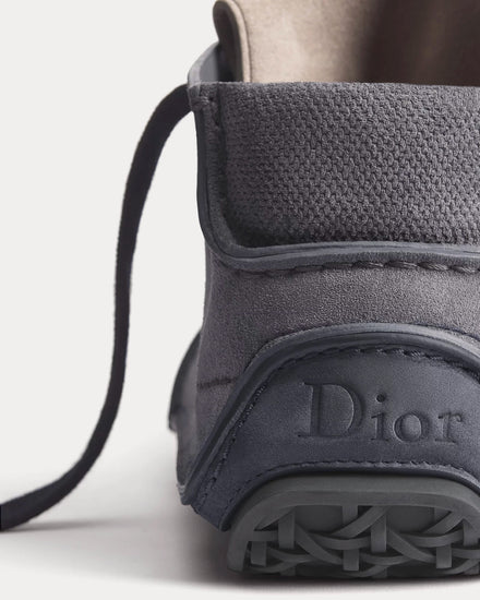 Dior Roadie in Nubuck & Suede Deep Blue Boots - 4
