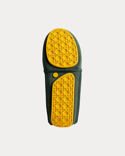 Dior Roadie in Nubuck & Suede Green / Navy Blue Boots - 3