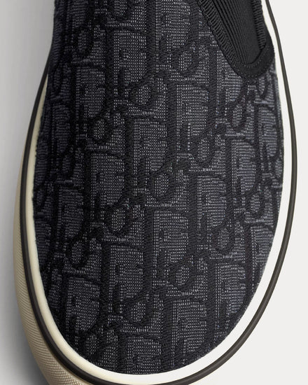 Dior Saltwind Black Slip On Sneakers - 4