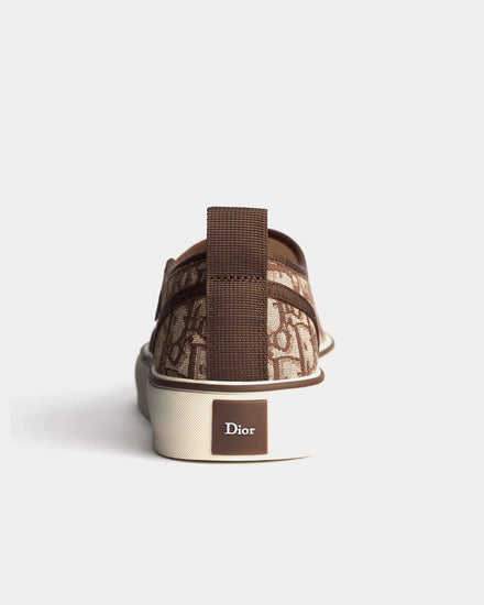 Dior Saltwind Brown Slip On Sneakers - 3