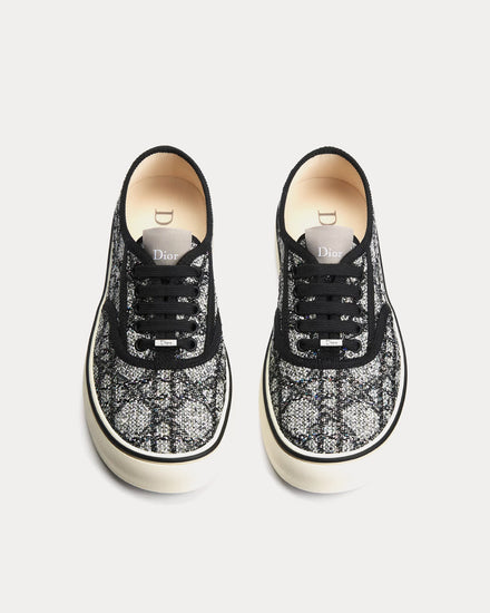 Dior Saltwind Grey / Black Low Top Sneakers - 2