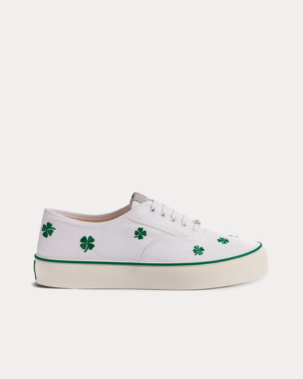 Dior Saltwind White / Green Low Top Sneakers - 1