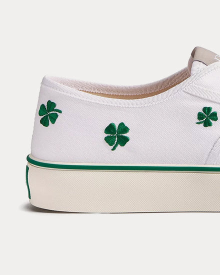 Dior Saltwind White / Green Low Top Sneakers - 5