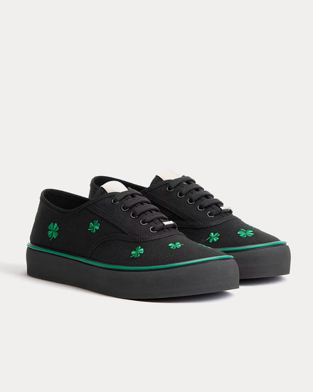 Dior Saltwind Black / Green Low Top Sneakers - 3