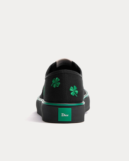 Dior Saltwind Black / Green Low Top Sneakers - 4