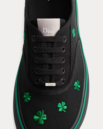 Dior Saltwind Black / Green Low Top Sneakers - 5
