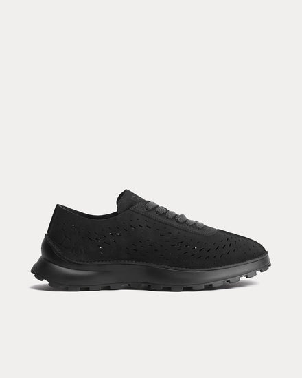 Dior Squash Suede Black Low Top Sneakers - 1