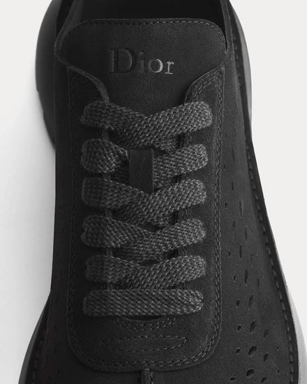 Dior Squash Suede Black Low Top Sneakers - 5