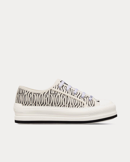 Dior Women's Walk'n'Dior Platform Embroidered Cotton with White