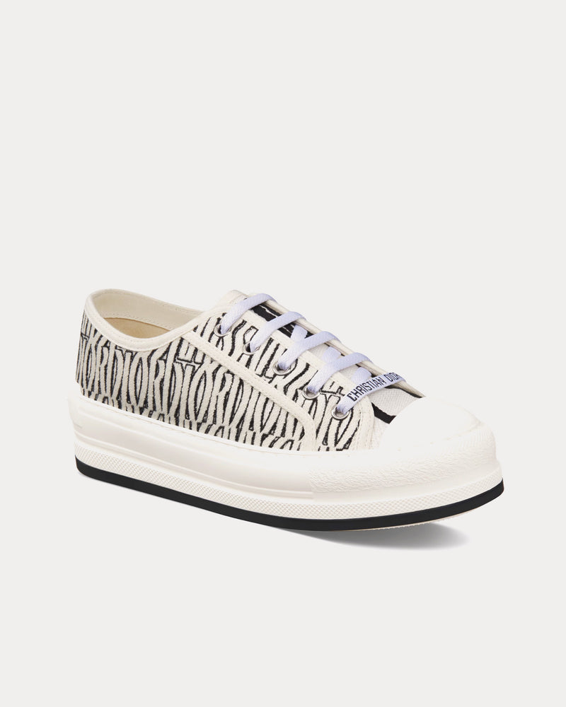 【日本未入荷★希少品】Dior★Platformスニーカー★MISS DIOR柄 Dior Women's Walk'n'Dior Platform Embroidered Cotton with