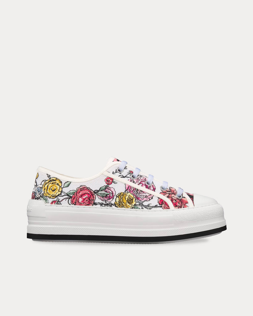 Dior cheap flower sneakers