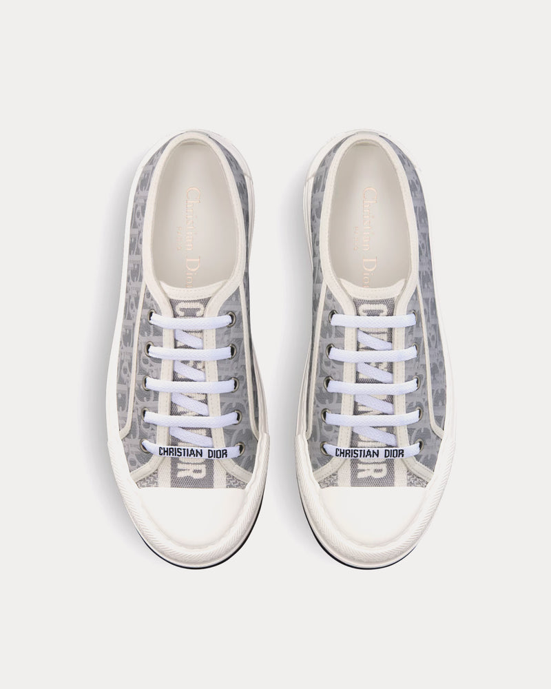 Dior Women's Walk'n'Dior Platform Gray Calfskin Textured with Dior