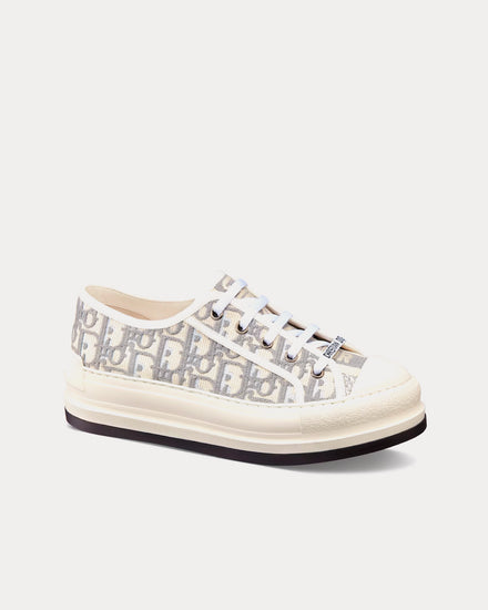 Dior Women's Walk'n'Dior Platform Gray Stone Dior Oblique