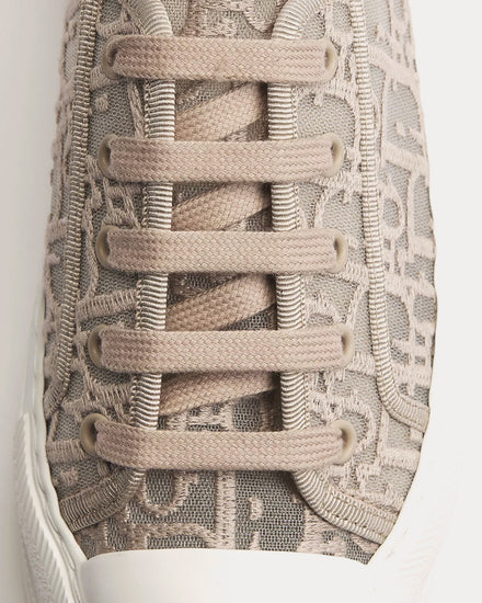 Dior Walk'n'Dior Platform Embroidered Mesh Trench Low Top Sneakers - 4