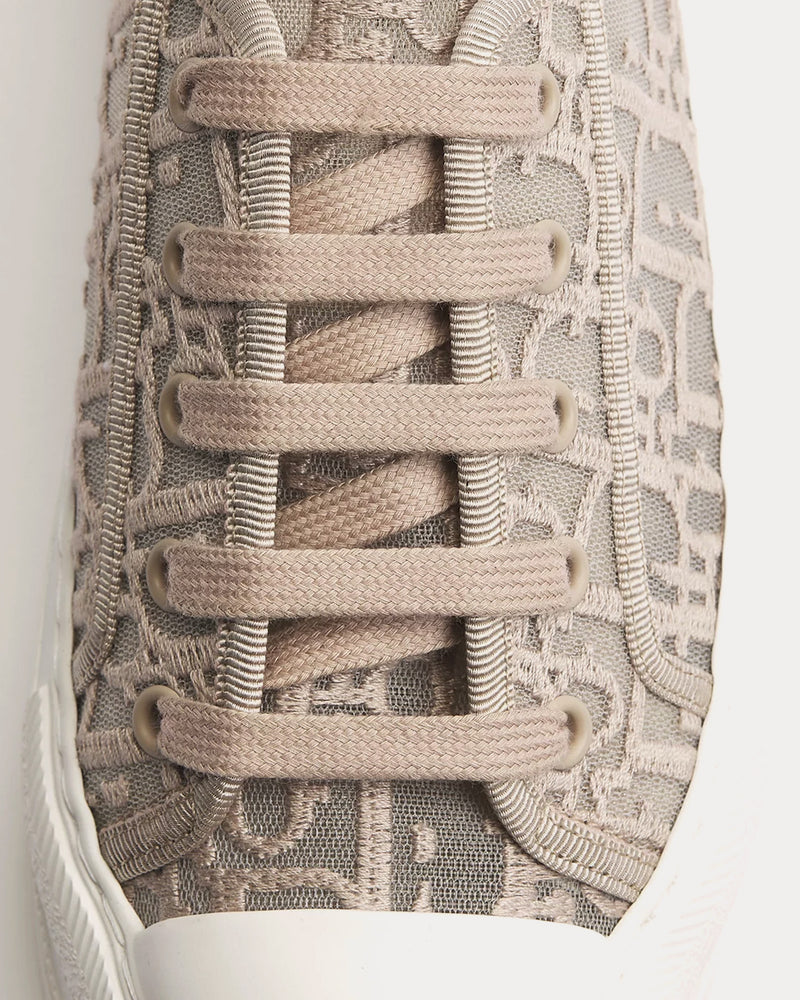 Dior Women's Walk'n'Dior Platform Embroidered Mesh Trench Low Top
