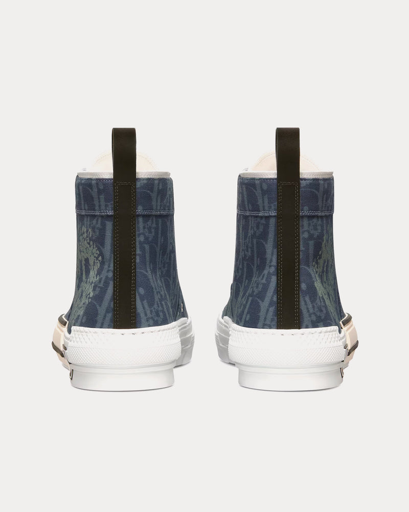 希少コラボ【Dior x Denim Tears】Sneaker B23 High-Top Sneaker Dior Sneaker B23 High-Top Sneaker Blue Oblique and Peace