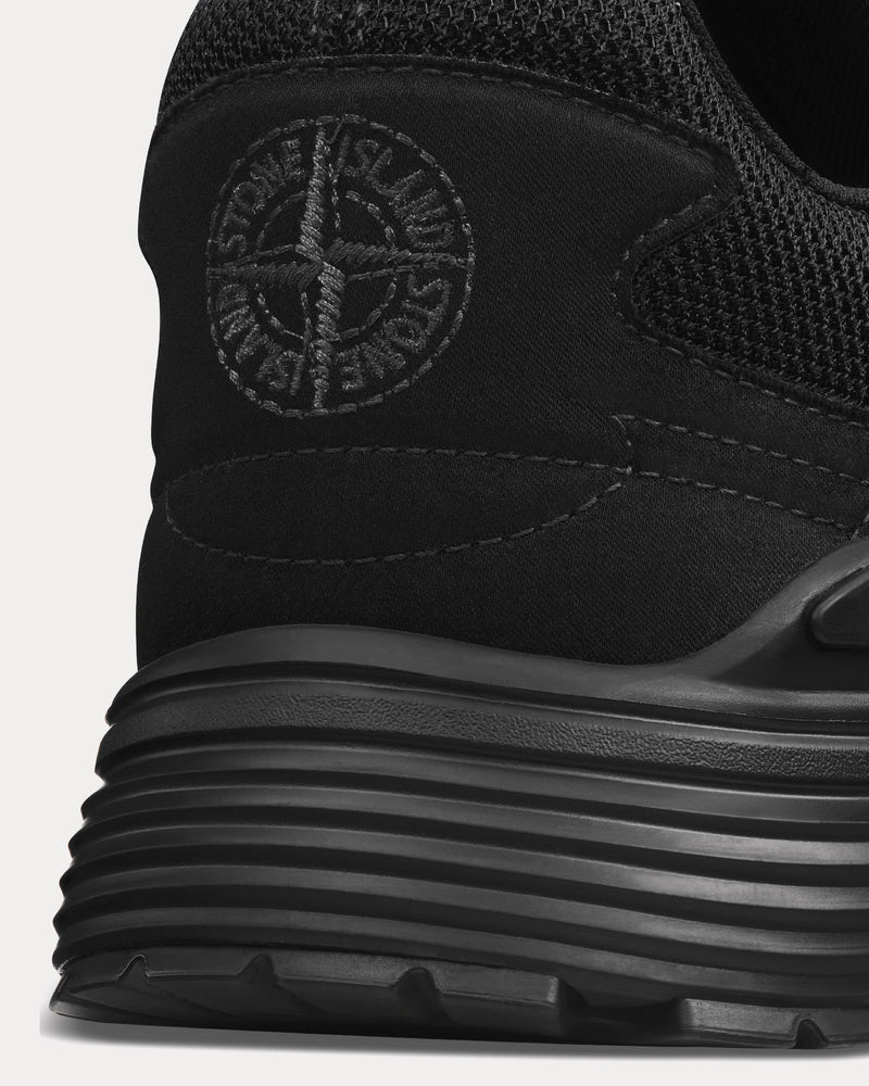 Dior x Stone Island B30 Limited & Numbered Edition Black Technical Mesh and Black Dyed Cotton Low Top Sneakers - 4