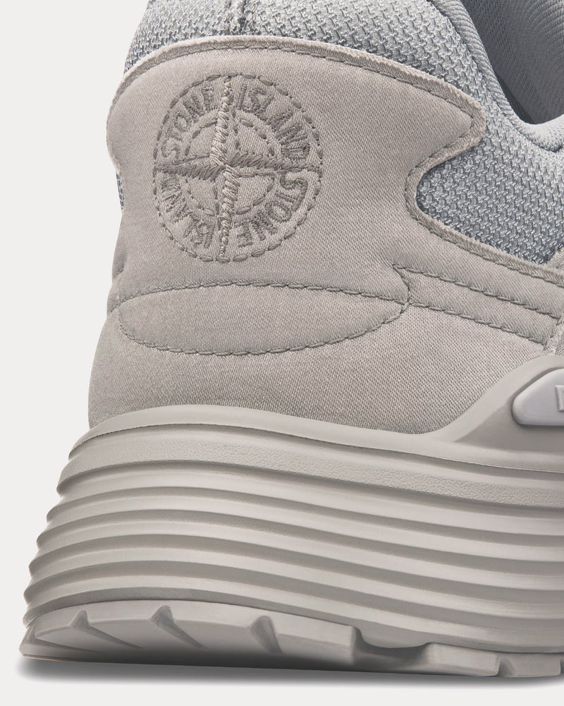 Dior x Stone Island B30 Limited & Numbered Edition Gray Technical Mesh and Gray Dyed Cotton Low Top Sneakers - 4