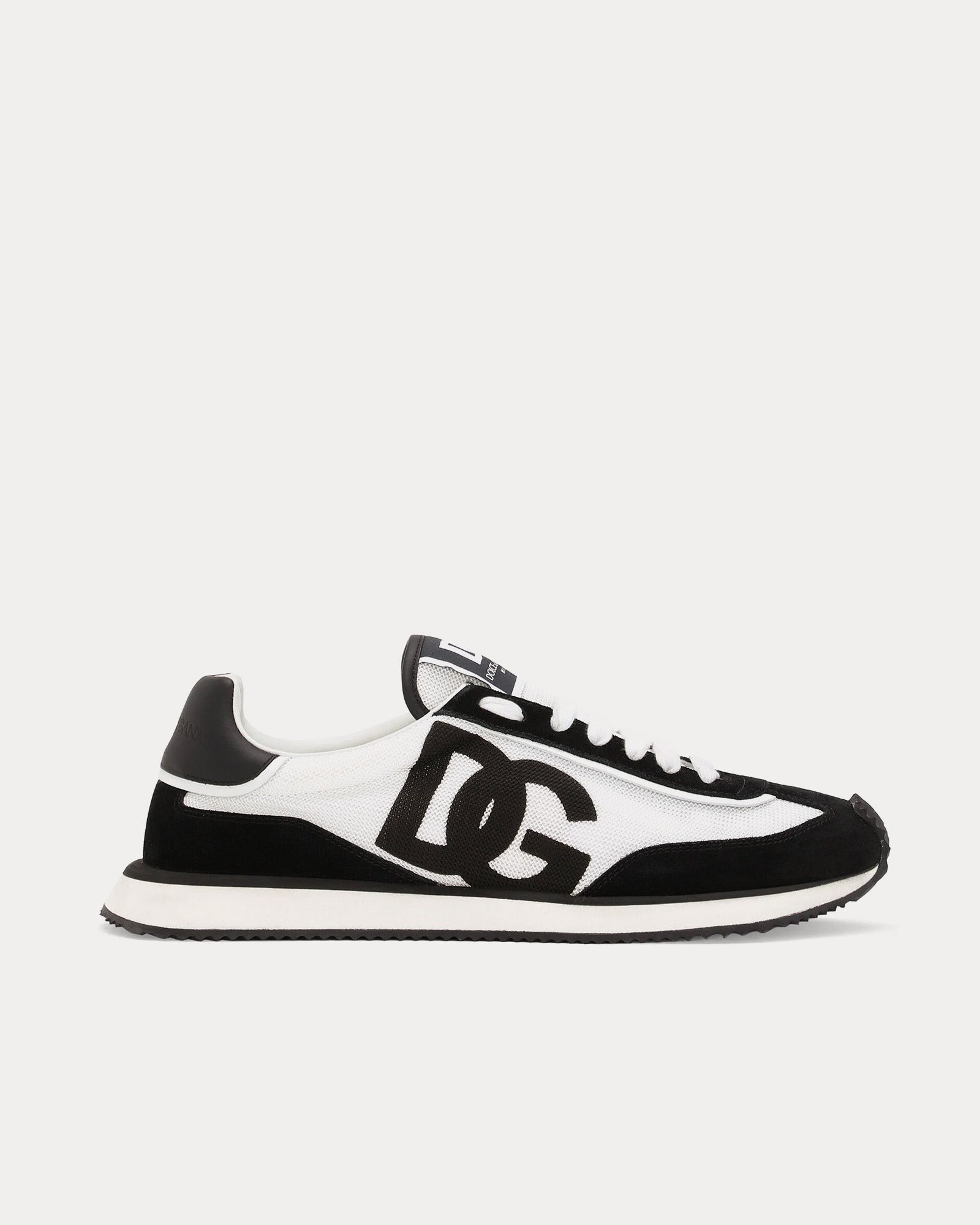 Dolce & Gabbana Women's DG Cushion Mixed Material Black / White