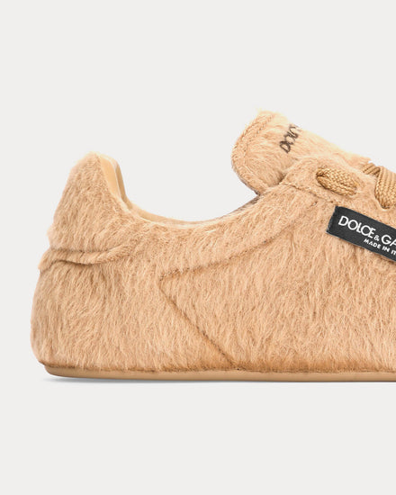 Dolce & Gabbana Portofino Soft Alpaca Beige Low Top Sneakers - 5