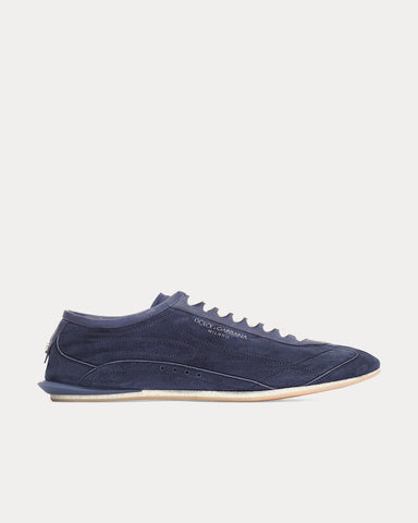 Dolce & Gabbana Gimondi Plus Calfskin Blue Low Top Sneakers