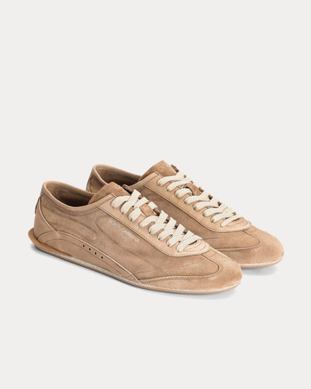 Dolce & Gabbana Gimondi Plus Calfskin Brown Low Top Sneakers - 2