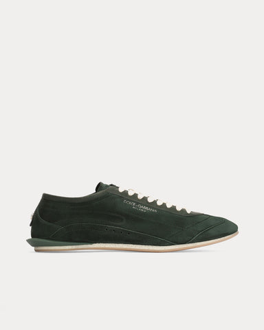 Dolce & Gabbana Gimondi Plus Calfskin Green Low Top Sneakers