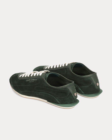 Dolce & Gabbana Gimondi Plus Calfskin Green Low Top Sneakers - 3