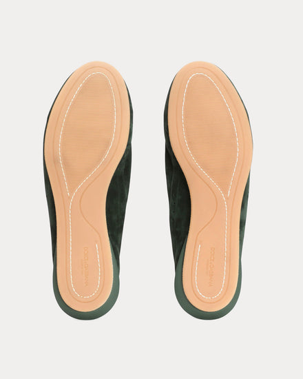Dolce & Gabbana Gimondi Plus Calfskin Green Low Top Sneakers - 4