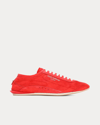 Dolce & Gabbana Gimondi Plus Calfskin Red Low Top Sneakers
