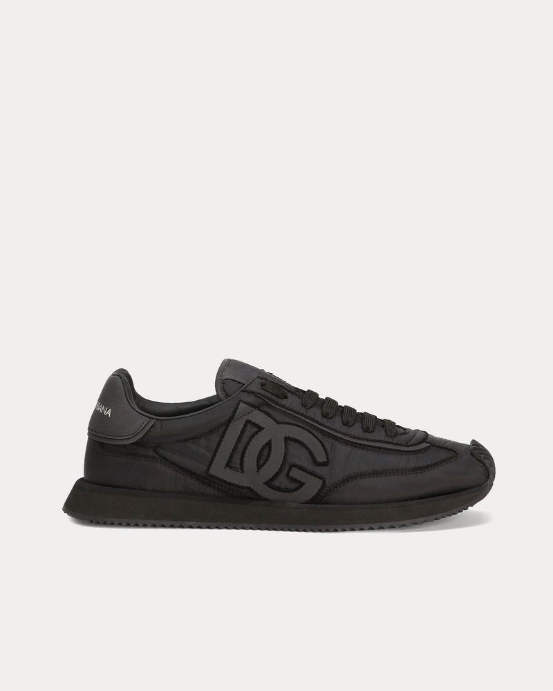 Dolce & Gabbana DG Cushion Fabric Black Low Top Sneakers - 1