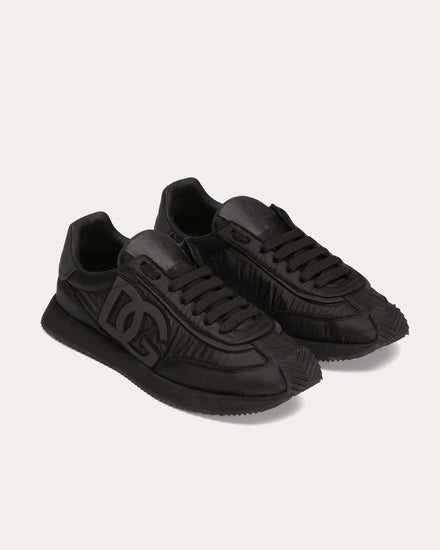 Dolce & Gabbana DG Cushion Fabric Black Low Top Sneakers - 2