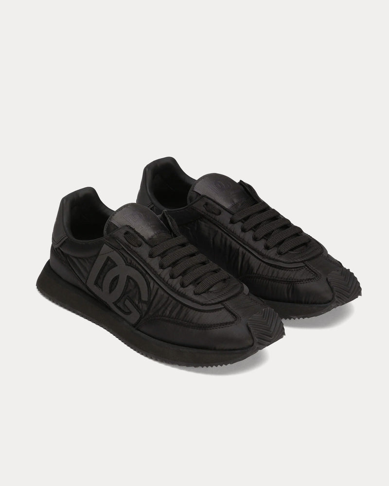 Dolce & Gabbana DG Cushion Fabric Black Low Top Sneakers - 2