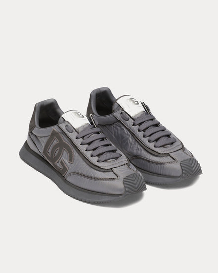 Dolce & Gabbana DG Cushion Fabric Grey Low Top Sneakers - 2