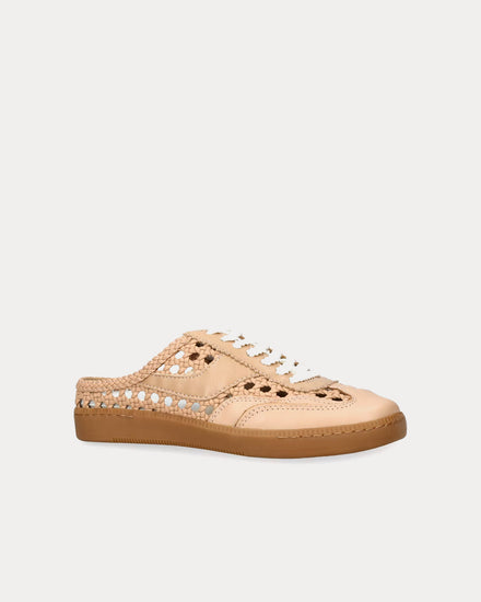 Dolce Vita Notice Woven Backless Beige Slip On Sneakers - 3
