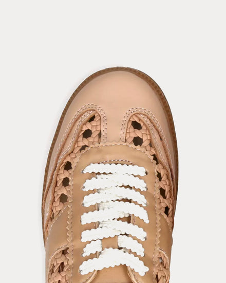 Dolce Vita Notice Woven Backless Beige Slip On Sneakers - 5