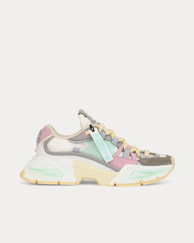 Dolce & Gabbana Airmaster Mixed Materials Multi Low Top Sneakers