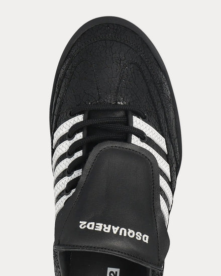 Dsquared2 Soccer Black / White Low Top Sneakers - 5