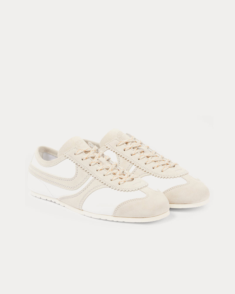 Dries Van Noten Dustin Suede-Trimmed White Low Top Sneakers - 2