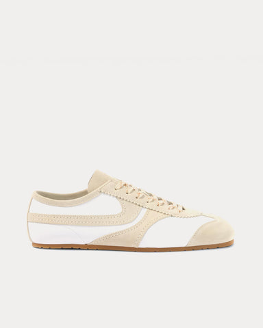 Dries Van Noten Dustin Suede Leather White / Beige Low Top Sneakers