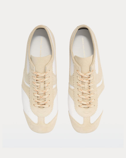 Dries Van Noten Dustin Suede Leather White / Beige Low Top Sneakers - 2