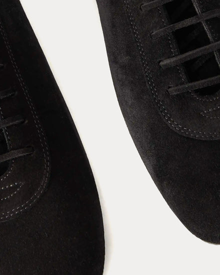 Dries Van Noten Suede Black Low Top Sneakers - 6