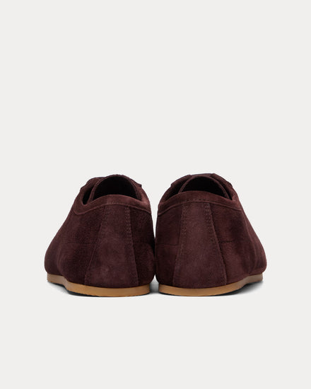 Dries Van Noten Suede Dark Purple Low Top Sneakers - 3