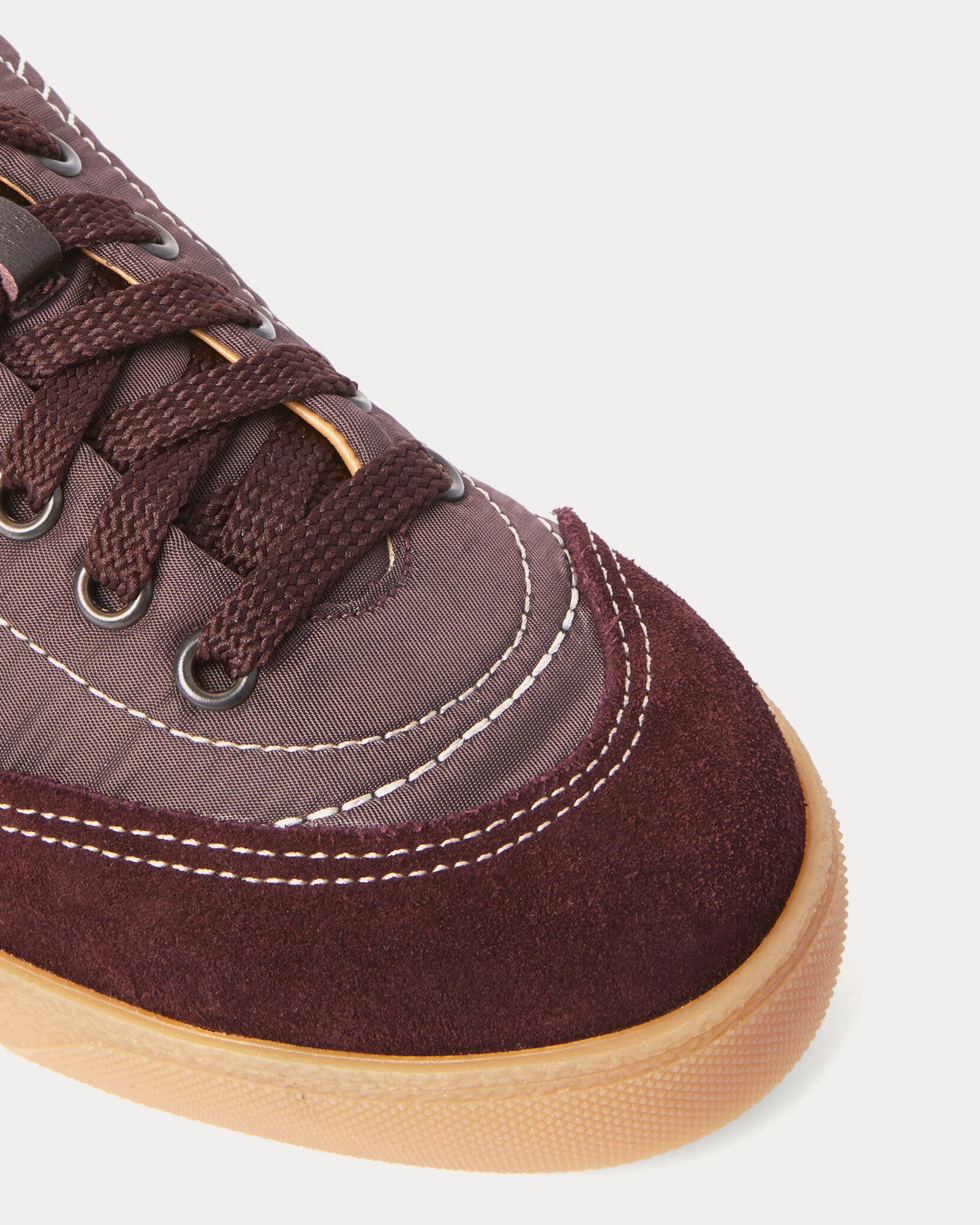 Dries Van Noten - Quilted Brown Low Top Sneakers