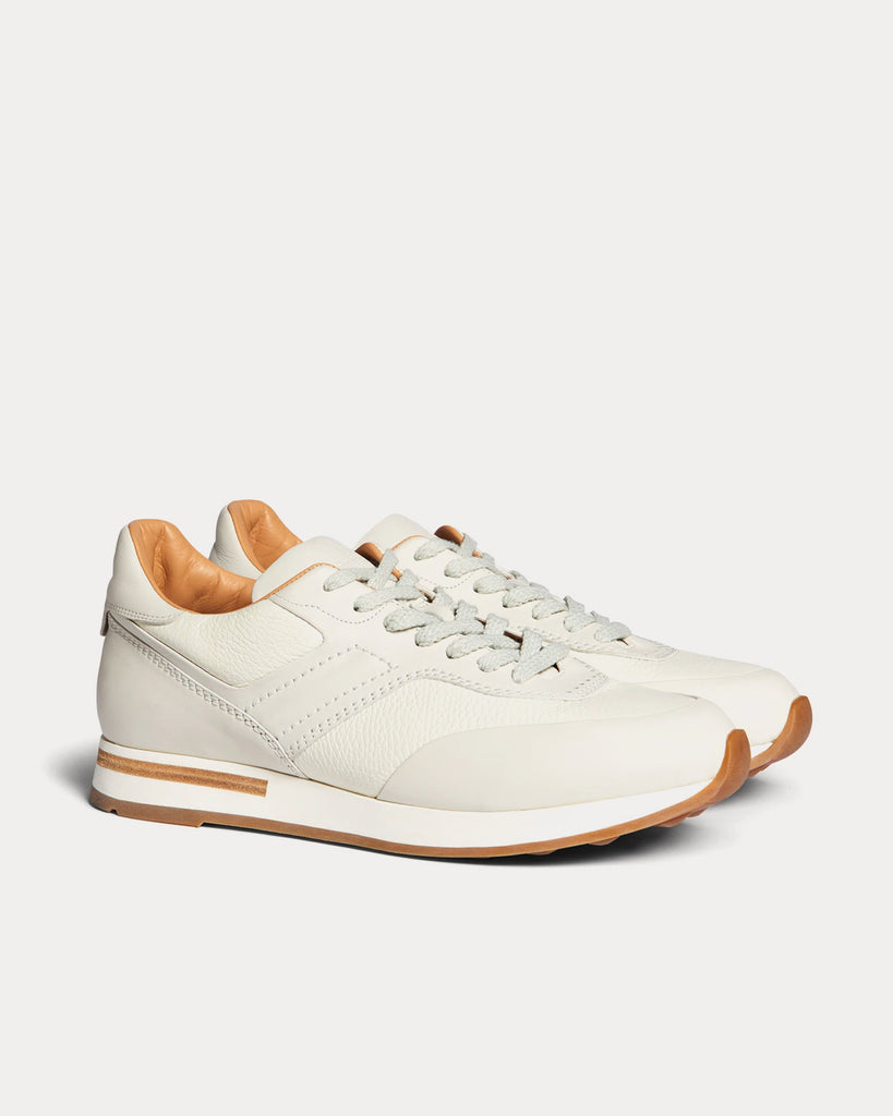 Dunhill Luxury Duke Ii Leather Runners In White For Men | Lyst Australia