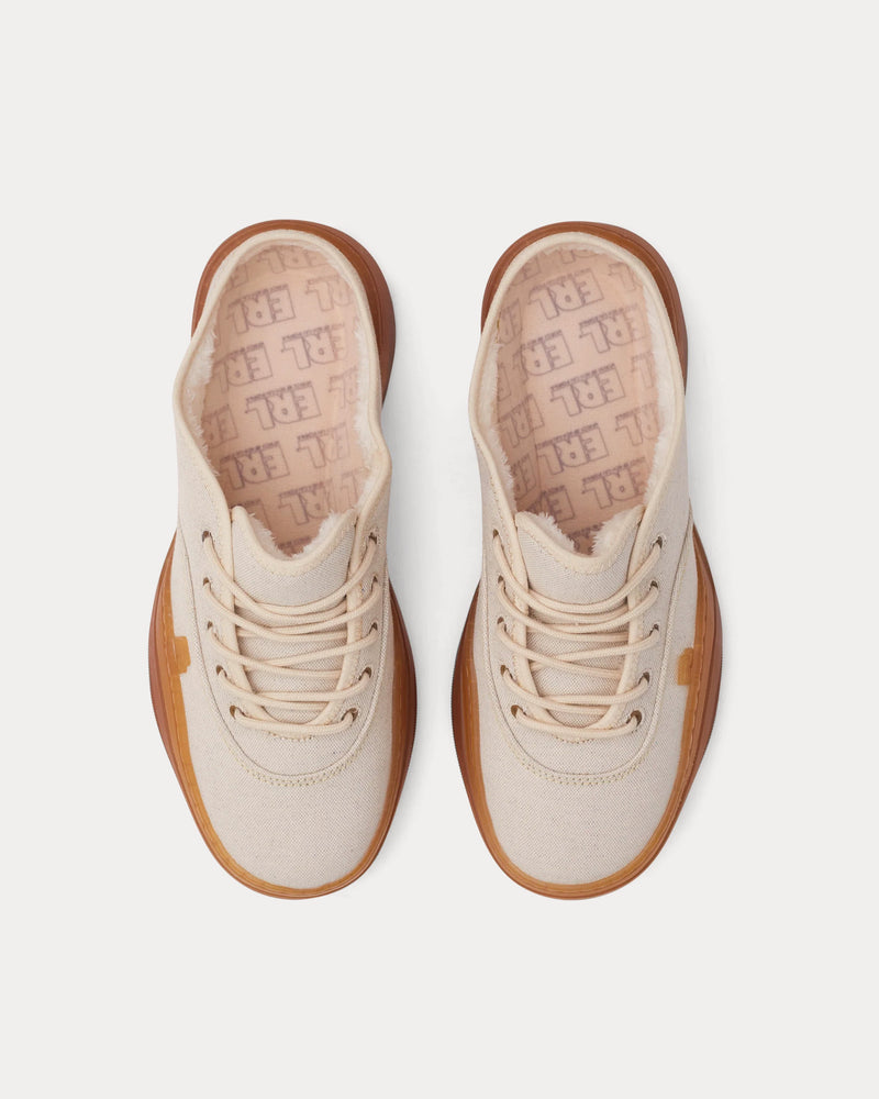 ERL Camino Skate Dirty White Mules - 2