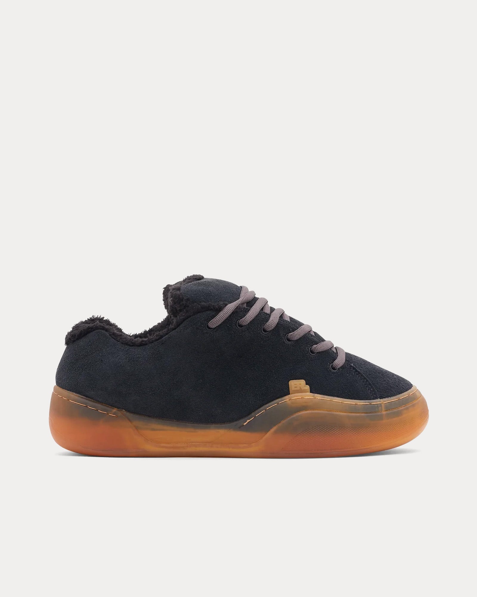 ERL Men's Vamps Skate Black Low Top Sneakers