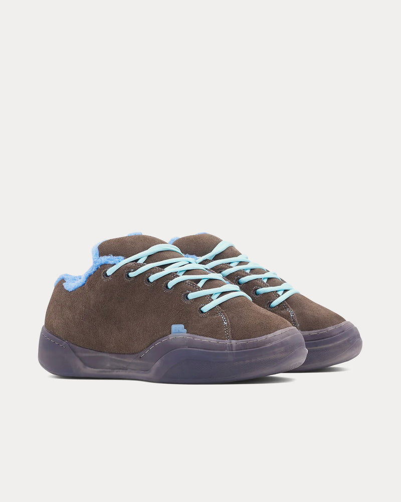 ERL Vamps Skate Grey Low Top Sneakers - 3