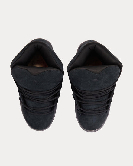 ERL Vamp Suede Black High Top Sneakers - 2