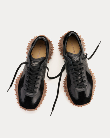 Eytys Aria Leather Black Low Top Sneakers - 2